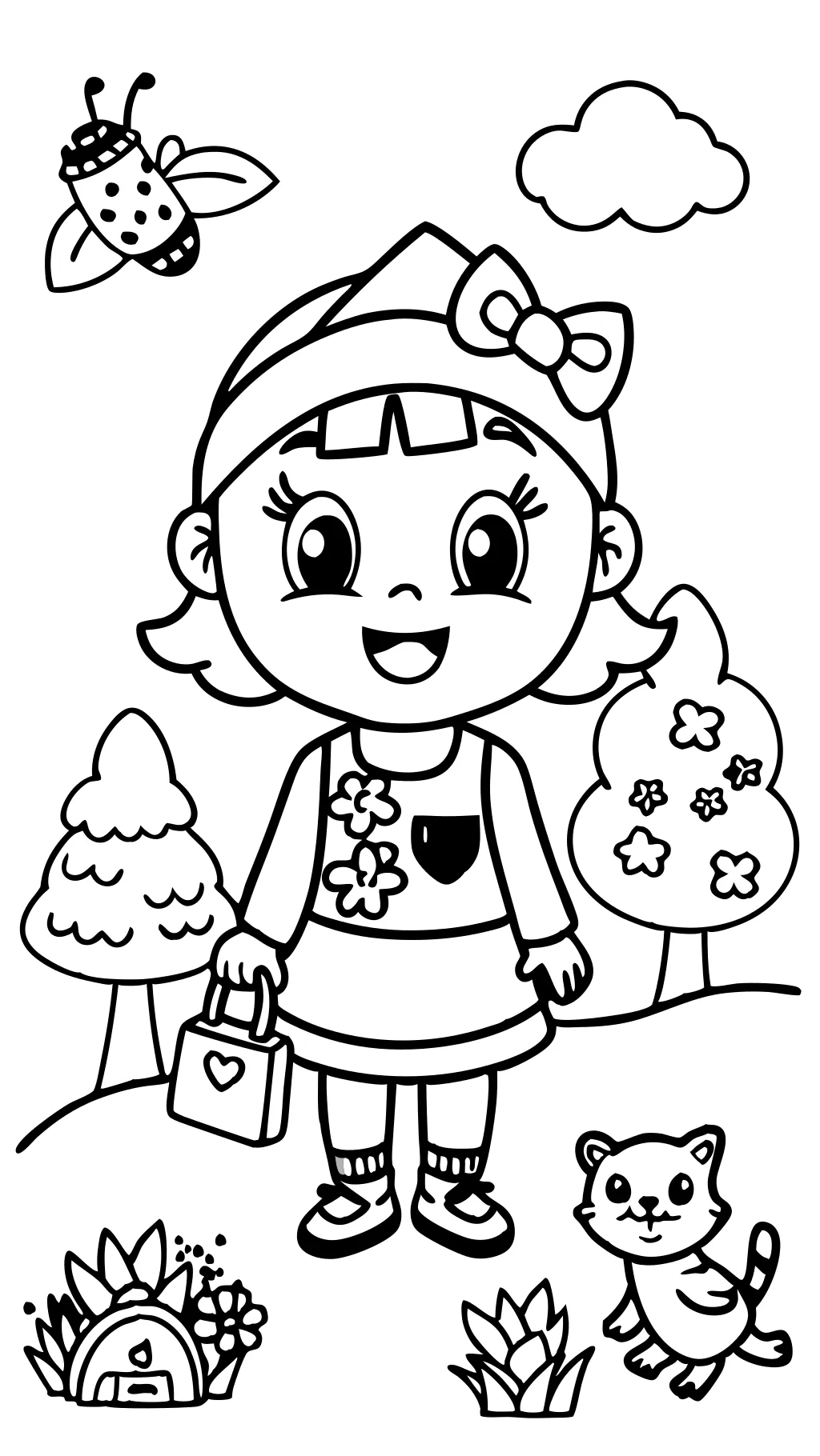 nastya coloring pages